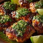 Grilled Salsa Verde Pepper Jack Chicken
