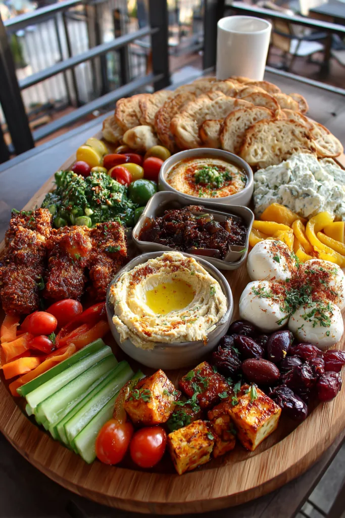 Mediterranean Mezze Tapas Platter