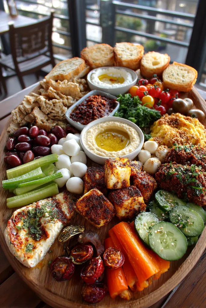Mediterranean Mezze Tapas Platter