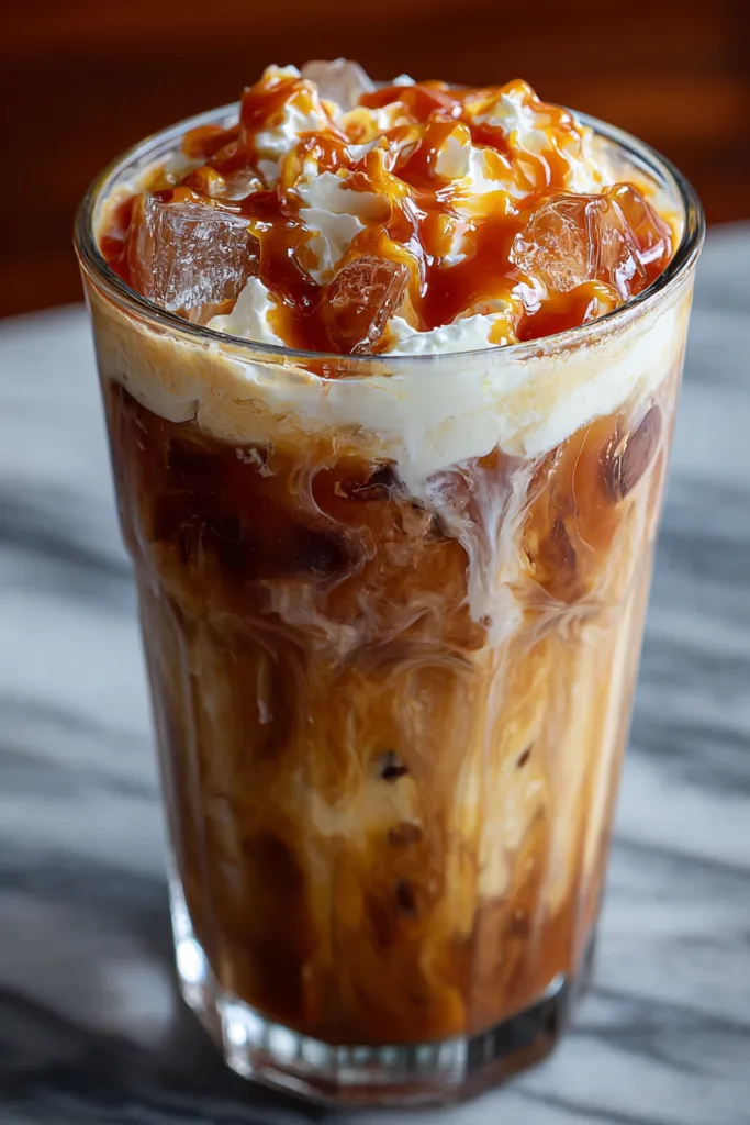 3-Ingredient Iced Caramel Macchiato