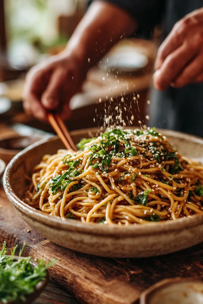 Cold Sesame Peanut Noodles – Easy Creamy 30-Minute Recipe 7 Cold Sesame Peanut Noodles
