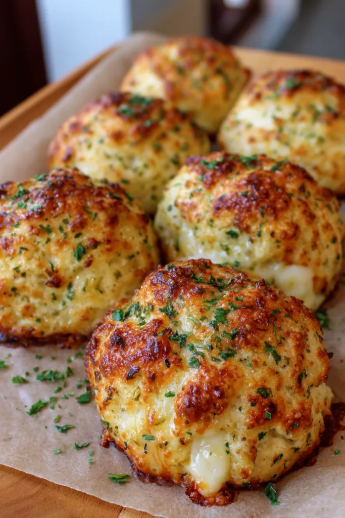 Gooey Mozzarella Biscuit Bombs