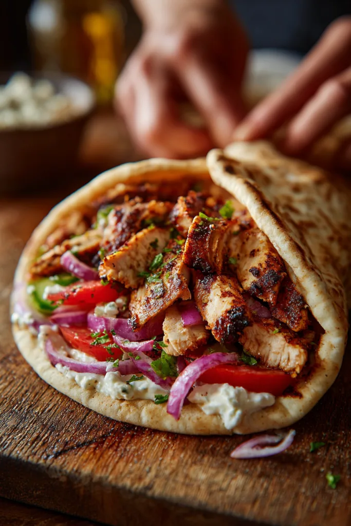 Greek Chicken Gyros with Tzatziki – Easy Authentic Recipe 7 Greek Chicken Gyros with Tzatziki