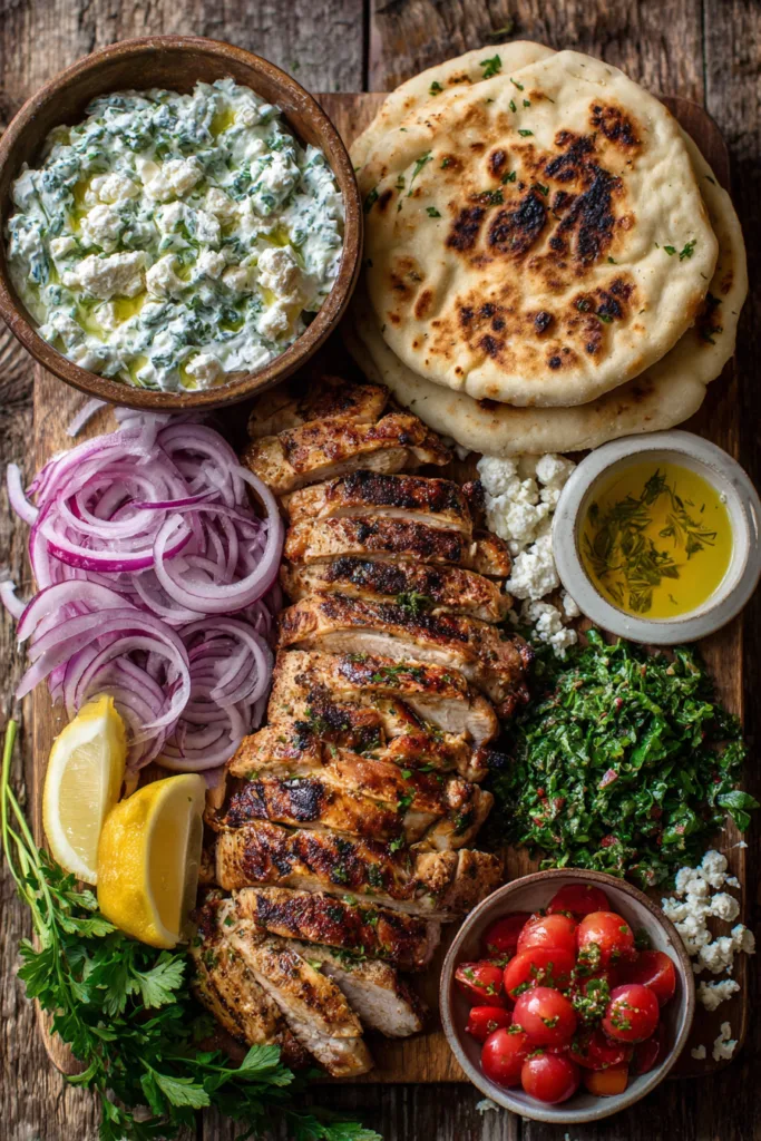 Greek Chicken Gyros with Tzatziki – Easy Authentic Recipe 6 Greek Chicken Gyros with Tzatziki