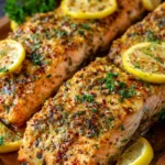 Healthy Air Fryer Lemon Garlic Salmon