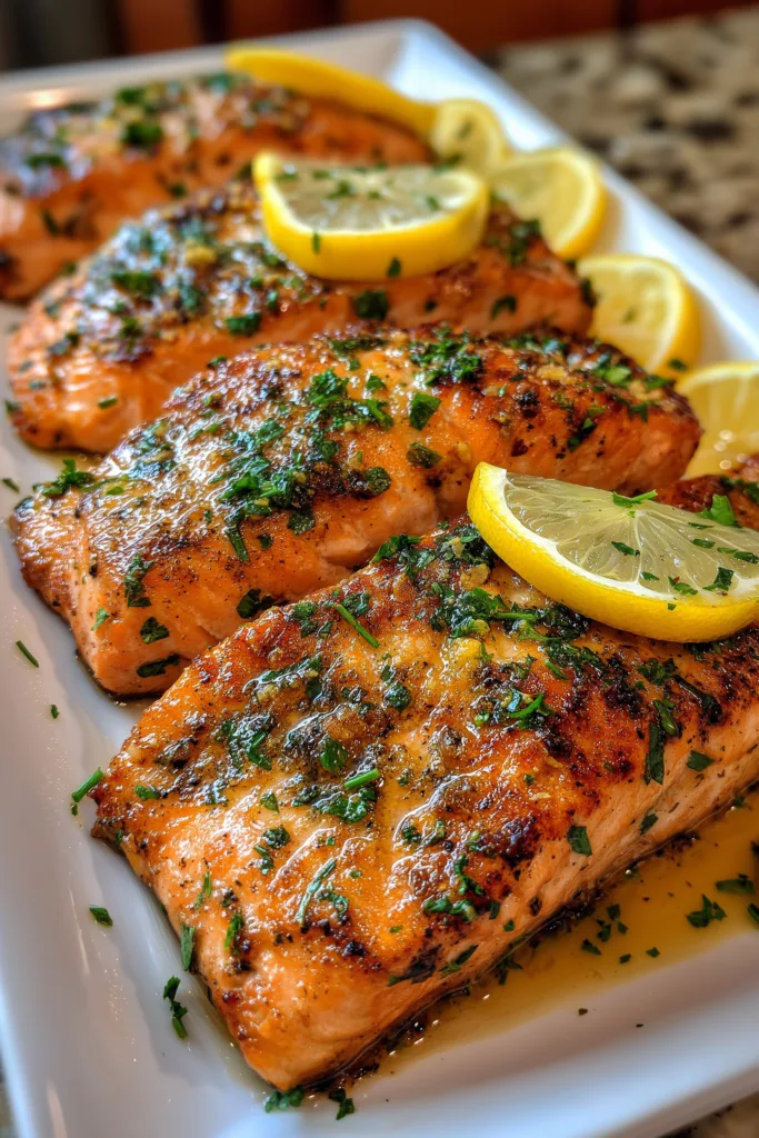 Healthy Air Fryer Lemon Garlic Salmon