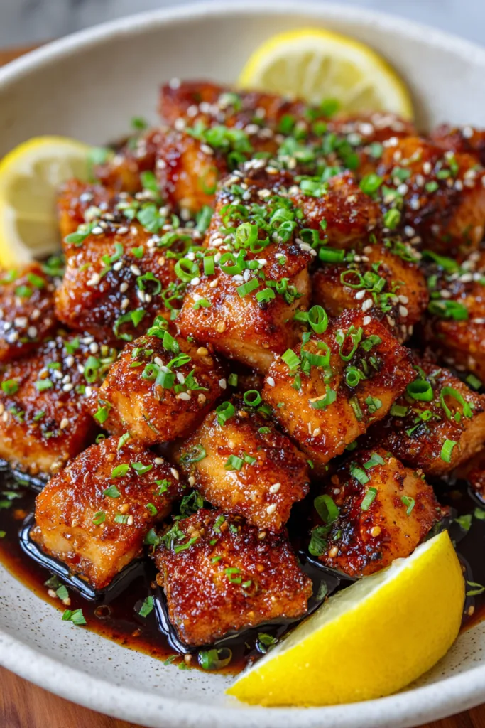 Honey Garlic Salmon Bites: 30-Minute Irresistible Family Dinner 8 Honey Garlic Salmon Bites
