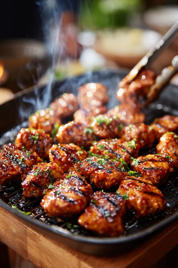 Maple Sriracha Grilled Chicken Bites – Sweet, Spicy & Easy Bowl Recipe 7 Maple Sriracha Grilled Chicken Bites