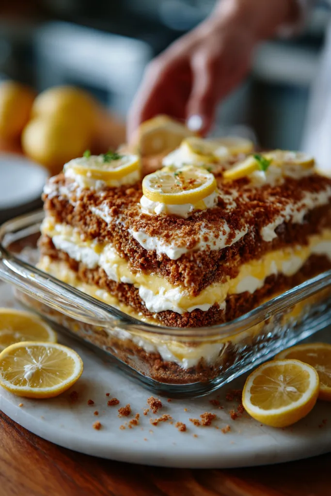 No-Bake Icebox Lemon Cake – 1 Irresistible Easy Summer Dessert 7 No-Bake Icebox Lemon Cake