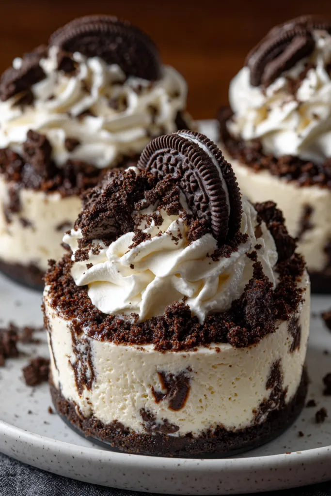 No-Bake Oreo Cheesecake Cups 8 No-Bake Oreo Cheesecake Cups