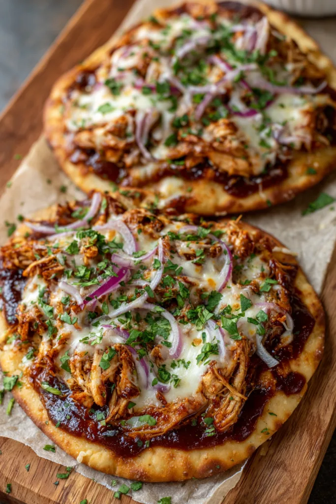Quick BBQ Chicken Flatbread Pizza 8 Quick BBQ Chicken Flatbread Pizza