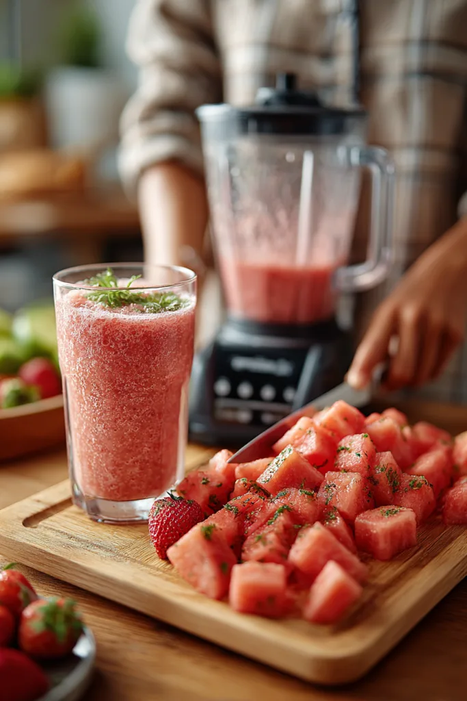 Refreshing Strawberry Watermelon Smoothie: 1 Irresistible Summer Delight 7 Refreshing Strawberry Watermelon Smoothie