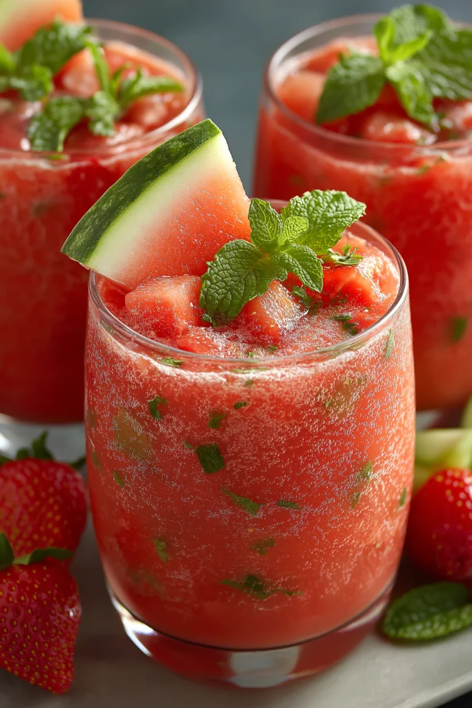 Refreshing Strawberry Watermelon Smoothie