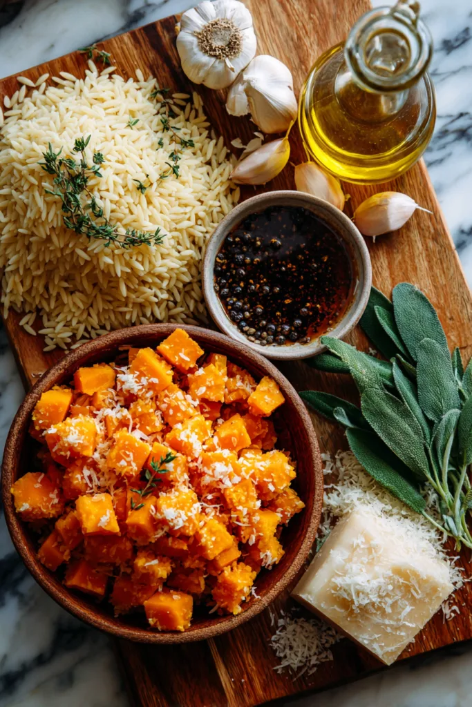 Roasted Butternut Squash Orzo with Maple Glaze (Easy Fall Dinner Everyone Will Love) 6 Roasted Butternut Squash Orzo with Maple Glaze