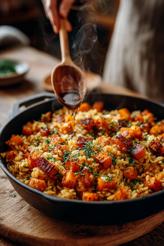 Roasted Butternut Squash Orzo with Maple Glaze (Easy Fall Dinner Everyone Will Love) 7 Roasted Butternut Squash Orzo with Maple Glaze