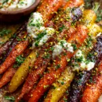 Roasted Carrots with Whipped Ricotta and Hot Honey