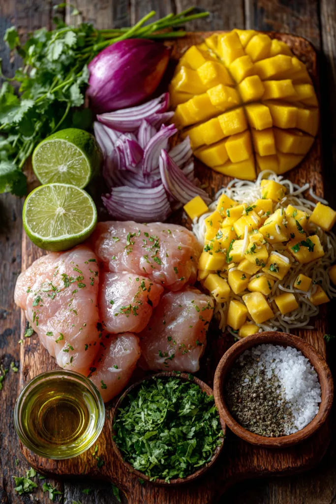Tropical Mango Chicken Orzo with Lime Vinaigrette – Easy 45-Minute Summer Meal 6 Tropical Mango Chicken Orzo with Lime Vinaigrette
