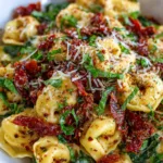 Buttery Sun-Dried Tomato & Spinach Tortellini