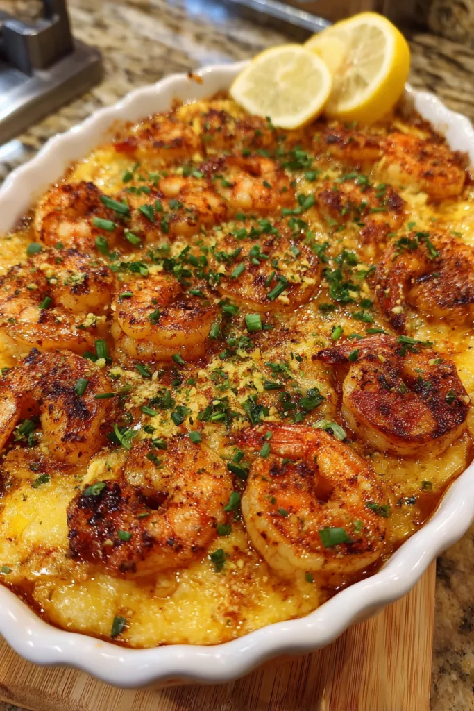 Cajun Butter Shrimp & Grits Casserole That'll Make You Forget Takeout Exists 8 Cajun Butter Shrimp & Grits Casserole