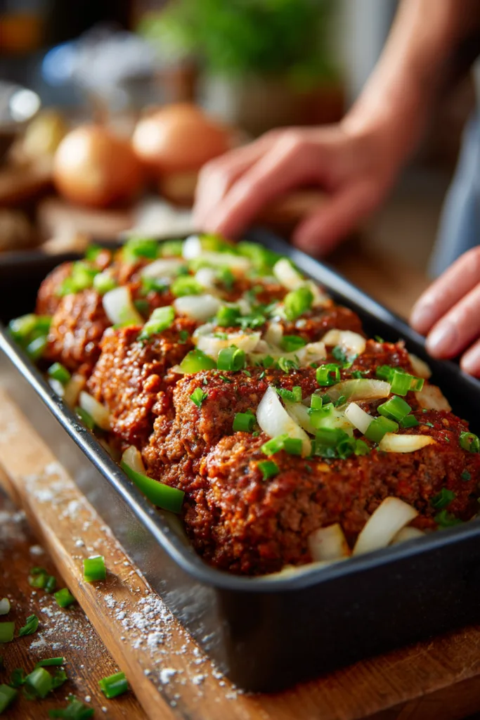 Classic Philly Cheesesteak Meatloaf (That Tastes Like the Real Deal) 7 Classic Philly Cheesesteak Meatloaf