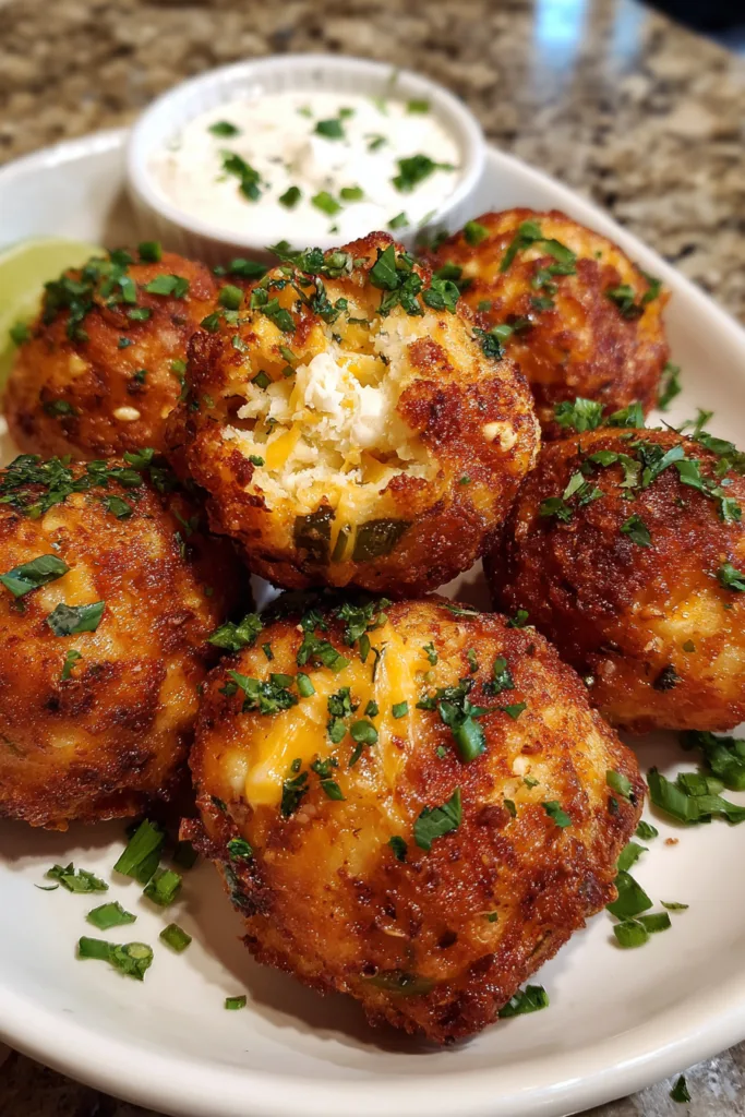 Crispy Cheese Jalapeño Balls