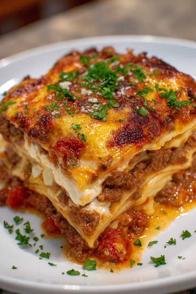Simply Lasagna Recipe with Kraft Natural Cheese